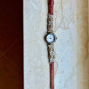 Ladies Brighton Reversible Brown/Black Band Watch